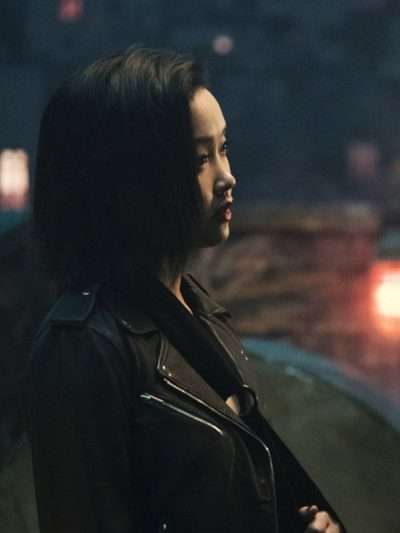 Deadly Class Saya Kuroki Black Leather Jacket