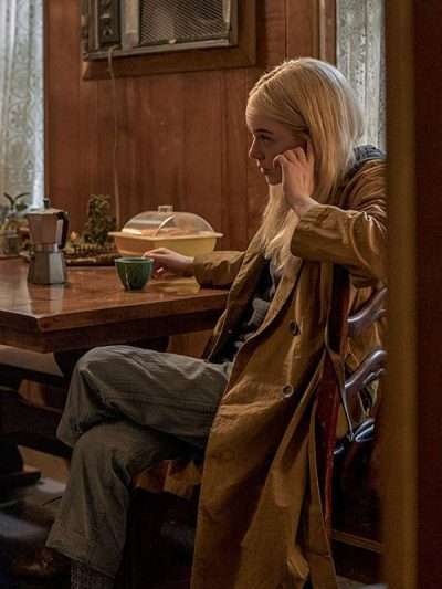 Annie Landsberg TV Series Maniac Cotton Coat