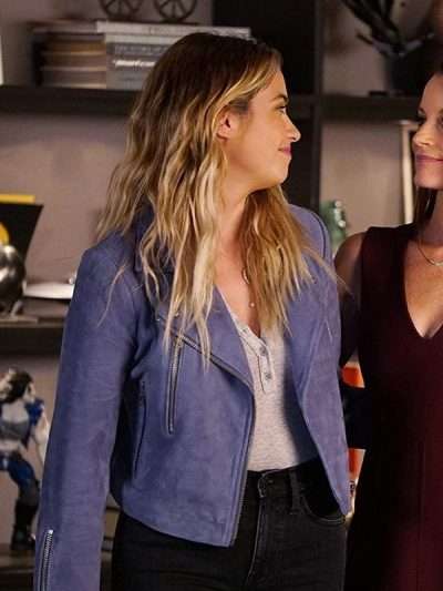 Pretty Little Liars Ashley Benson Suede Leather Jacket