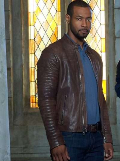 Shadowhunters Isaiah Mustafa Brown Leather Jacket