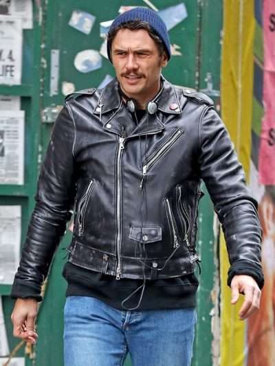 James Franco The Deuce Black Leather Jacket