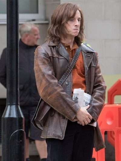 Bernie Taupin Rocketman Brown Leather Jacket
