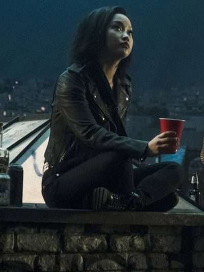 Deadly Class Lana Condor Black Leather Jacket