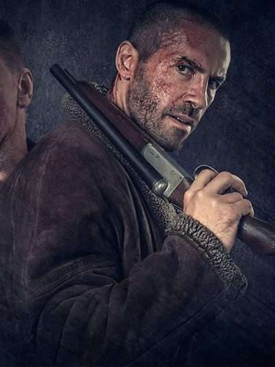 Scott Adkins Shearling Coat