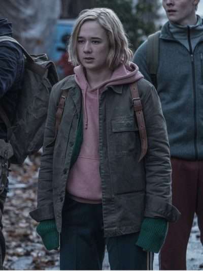 The Rain Alba August Green Jacket