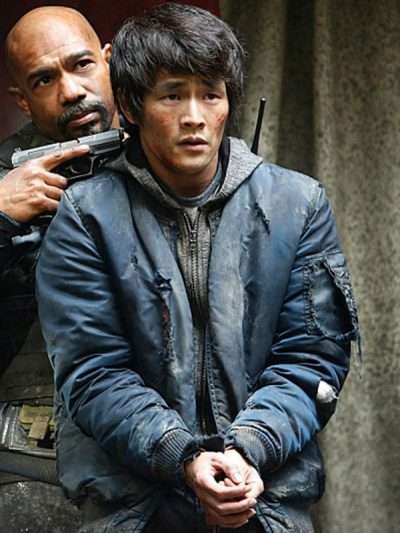 TV Series The 100 Monty Green Leather Bomber Jacket