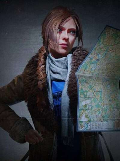 World War Z Oksana Orlovskaya Leather Coat