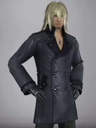 Snow Villiers Lightning Returns Final Fantasy 13 Black Leather Coat
