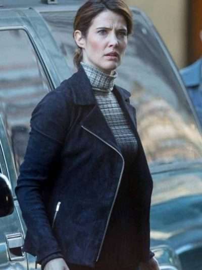 Maria Hill Spiderman Far from Home Black Jacket