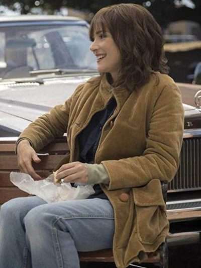 Stranger Things Joyce Byers Brown Corduroy Jacket