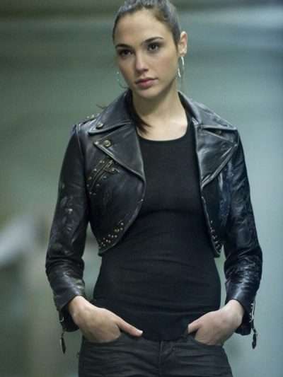 Justice League Gal Gadot Short Body Leather Jacket