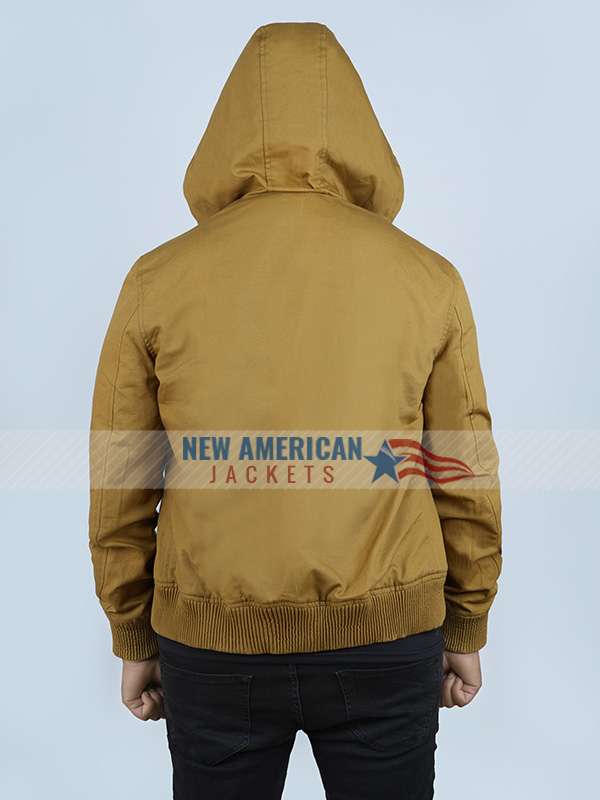 Joaquin Phoenix Brown Cotton Jacket