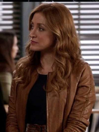 Rizzoli & Isles Sasha Alexander Vintage Leather Jacket