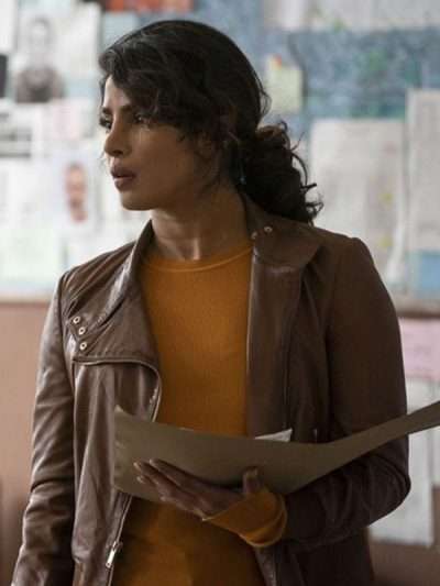 Priyanka Chopra Quantico Brown Jacket