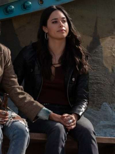 Liz Ortecho Roswell New Mexico Black Leather Jacket