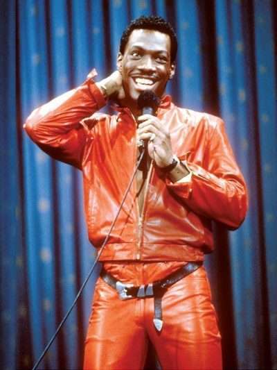 Eddie Murphy Red Leather Jacket