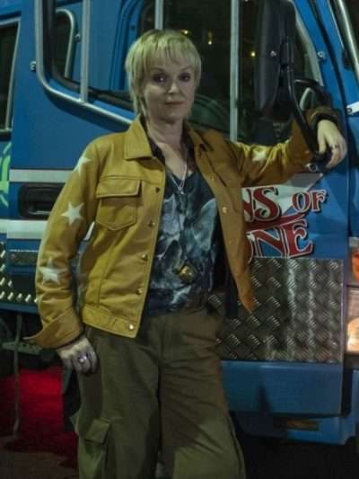 Miranda Curfew Richardson Yellow Leather Jacket