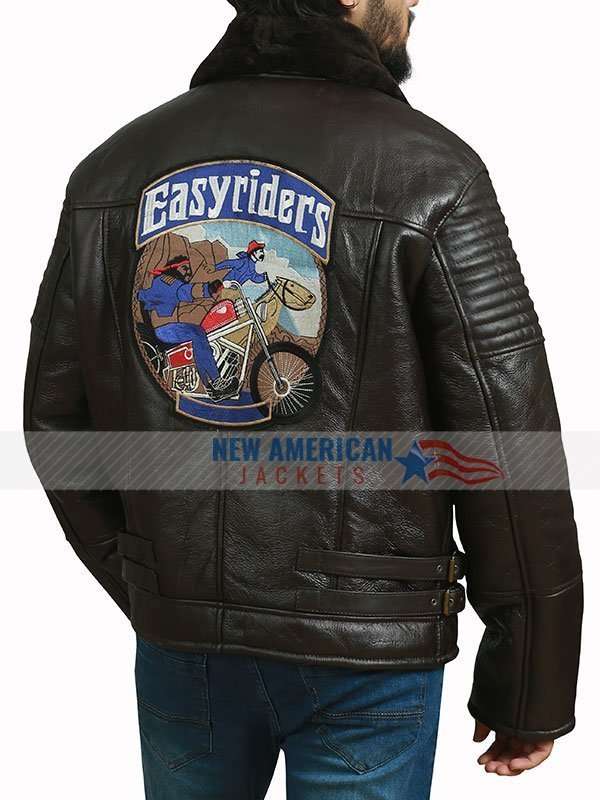 Real Shearling Leather Jacket