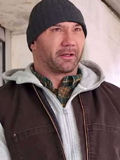 My Spy Dave Bautista Brown Vest