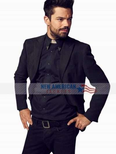 Preacher Dominic Cooper Slim Fit Suit Blazer Coat