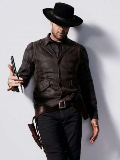 Fear the Walk­ing Dead Gar­ret Dil­lahunt Brown Leather Vest