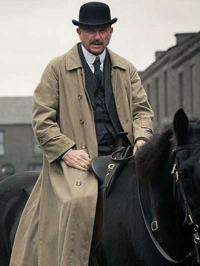 Chester Campbell Peaky Blinders Long Beige Coat