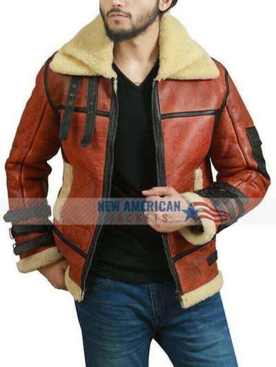RAF-Shearling-Leather-Jacket