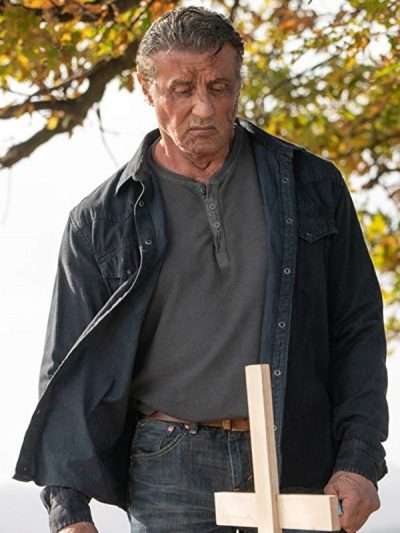 Rambo Last Blood Sylvester Stallone Rambo Black Cotton Jacket