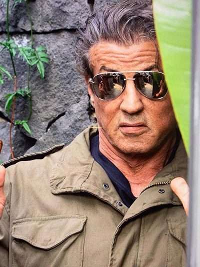 Rambo V Sylvester Stallone Green Cotton Jacket