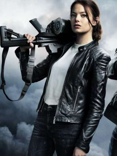 Wichita Zombieland Black Leather Jacket