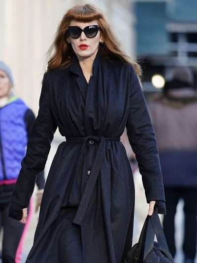 Movie The Rhythm Section Stephanie Patrick Blake Lively Wool Coat