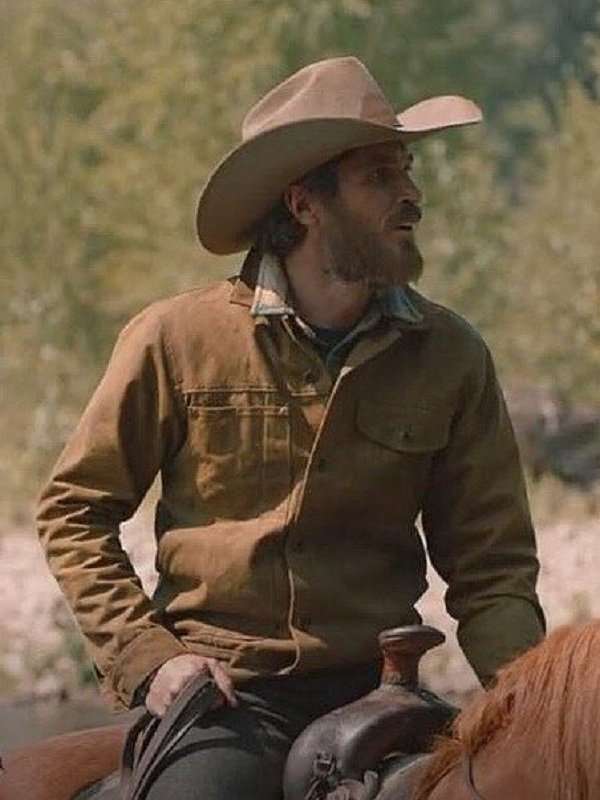 Yellowstone Lee Dutton Brown Cotton Jacket