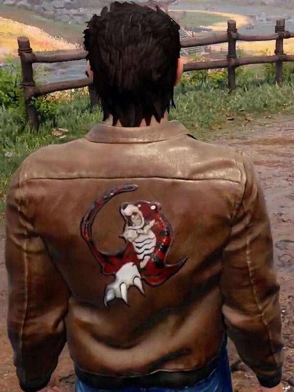 Video game Shenmue 3 Brown Bomber Jacket
