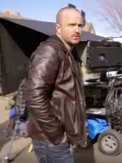 Aaron Paul Jacket El Camino A Breaking Bad Movie Brown Jacket