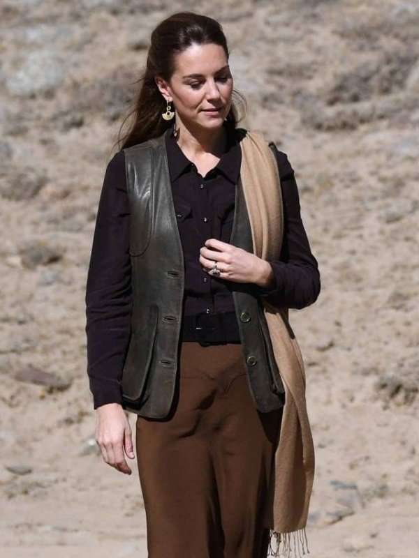 Catherine, Duchess of Cambridge Dark Brown Vest
