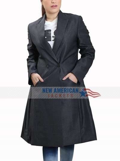 CAITRIONA BALFE OUTLANDER BLACK COAT