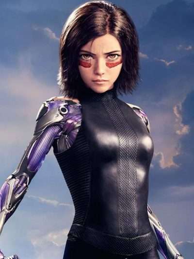 Rosa Salazar Alita Battle Angel Leather Vest