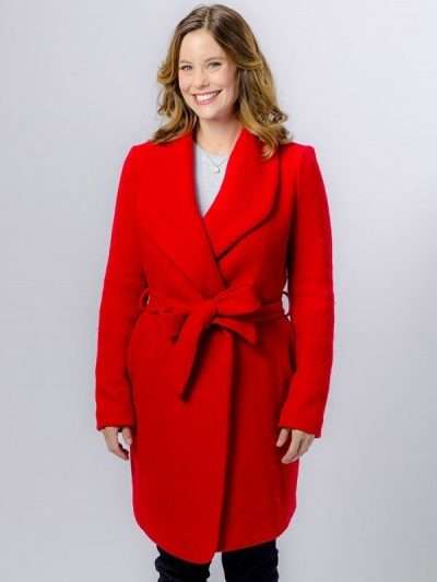 Ashley Williams Christmas in Evergreen Red Coat