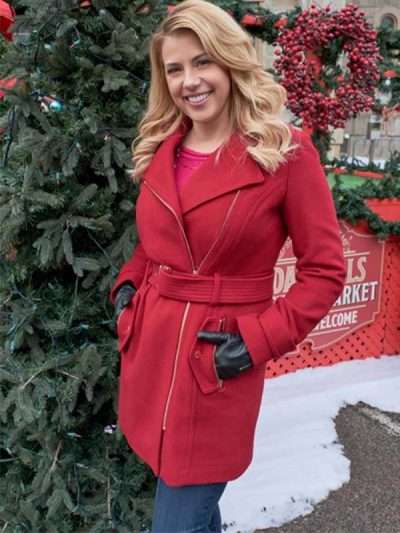 Jodie Sweetin Entertaining Christmas Coat