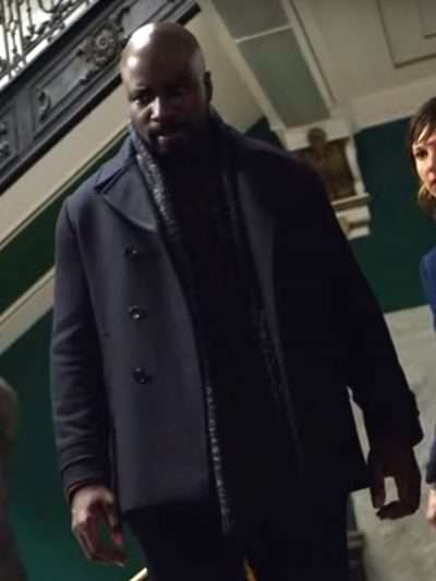 E‎vil Mike Colter BWool Coat