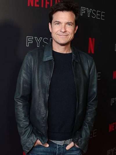 Martin Byrde Ozark Jason Bateman Black Leather Jacket