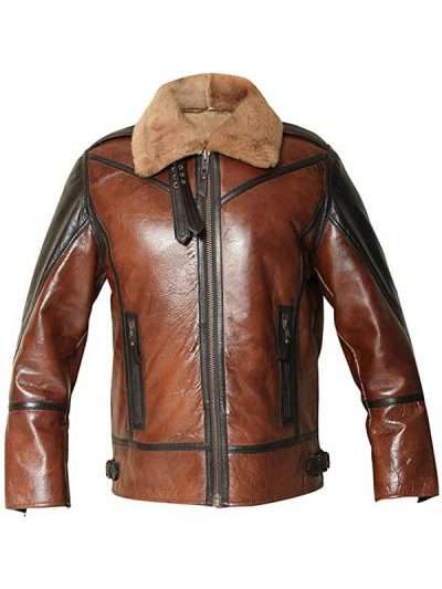 B3 Bomber Sheepskin Leather Jacket for Men