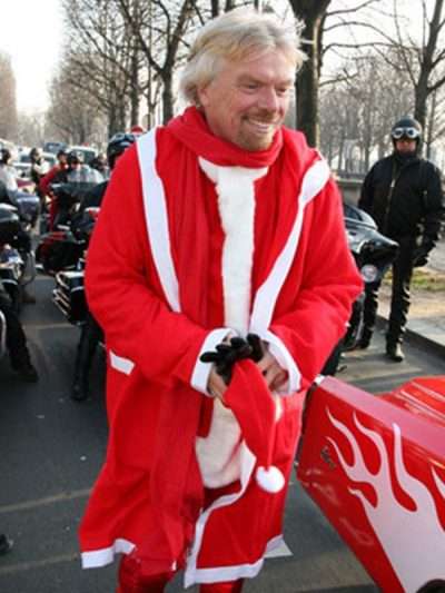 Richard Branson Christmas Coat