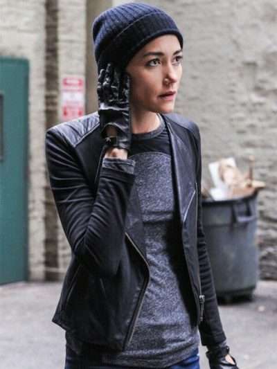 Sandrine Holt Hostages Leather Jacket