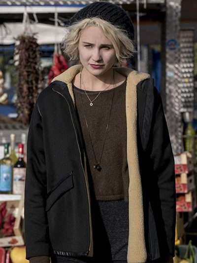 Sense8 Tuppence Middleton shearling jacket