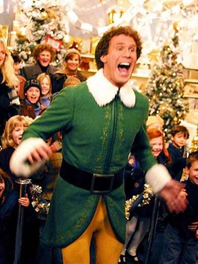 Will Ferrell Shearling Wool Coat