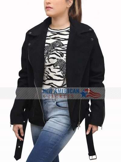Elizabeth Keen Black Biker Jacket