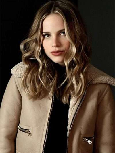 Halston Sage Shearling Jacket
