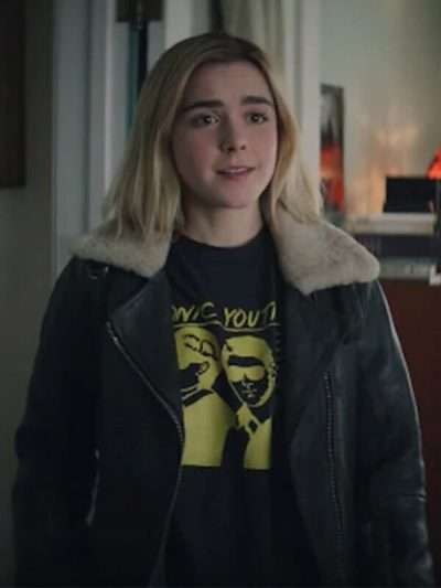 Angie Let It Snow Black Jacket