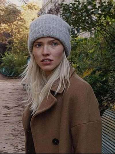Anna Sasha Luss Wool Trench Coat